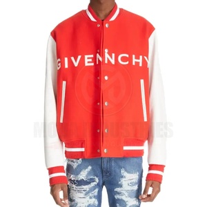 แจ็คเก็ตเบสบอลแบบมีแขนไหมพรมปักลายเชนิลล์  แบบยูนิเซ็กส์ สไตล์ไฮสตรีท กันน้ำ กันลม สำหรับฤดูหนาว - Product Image 5