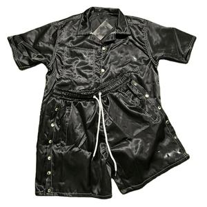 Wholesale Custom Men's Nylon Tracksuits Reflective Strips <b>Zip</b> <b>Hooded</b> Sweat Shorts Jogger Sets Polyester Wholesale <b>Zip</b> Nylon - Product Image 5