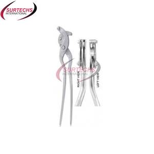 REMEDA Emasculador Haussman de Acero Inoxidable para Caballos, Equipo Veterinario Reutilizable, Base de Instrumento Quirúrgico Curvo, 26cm - Product Image 1