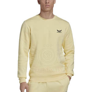 Venta al por mayor logotipo personalizado suelto cuello redondo de gran tamaño pulóver sudaderas con capucha hombres sudadera - Product Image 1