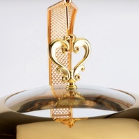 Top vente en acier inoxydable restauration or Buffet chauffe-plats Restaurant fête chauffe-plats suspendus chauffe-plats