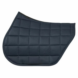 Nouvelles tapis de selle de course hippique de style anglais à logo personnalisé, matelassage carré en daim, pour dressage western avec logo sur mesure - Product Image 5