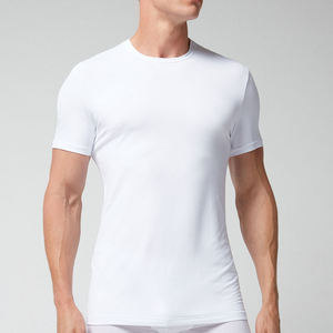 Camiseta Casual para Hombre, Transpirable, 100% Algodón, Tejido de Punto de 180 Gramos, Serigrafía con Patrón de Letras, Tinte Liso - Product Image 4