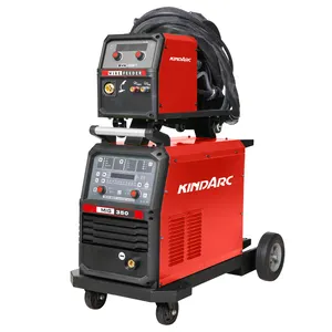 Nueva Máquina de Soldadura <span class=keywords><strong>MIG</strong></span>-350 de Doble Pulso de Alta Velocidad para Acero Inoxidable, Módulo IGBT de Uso Industrial para Soldadores <span class=keywords><strong>MIG</strong></span>/MAG/MMA - Product Image 1