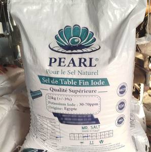 Sel fin de perle, sac de 25 kg, sel de table raffiné en vrac, poudre, taille des particules de 1,5 mm, qualité alimentaire, pur, naturel, disponible - Product Image 5
