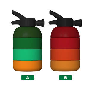 Fire Extinguisher <b>Baby</b> Stacking Toys Customized Wholesale Ages 2 to 4 Years New Arrival BPA Free Food Grade Silicone - Product Image 2