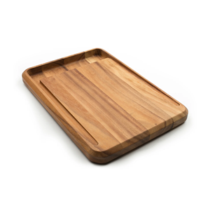 Tabla de cortar de madera de acacia hecha a mano más vendida, tabla de carne esencial para cocina, decoración de cocina casera, venta al por mayor de Vietnam - Product Image 2