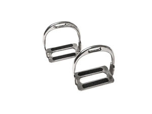 Estribos de Acero Inoxidable para Caballo, Par de Estribos Antideslizantes con Base Ancha, Protección para los Tobillos, Equipo de Seguridad para Montar a Caballo - Product Image 4