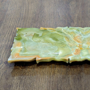Top Trending 5,5 \ "Rectángulo Pulido Onyx Bandeja de mármol Impresión personalizada Diseño clásico para decoración del hogar y vajilla - Product Image 2