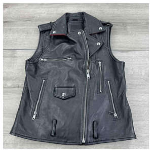 Nueva moda personalizada hombres Chaleco de cuero último mejor calidad diseño hombres Chaleco de cuero para la venta - Product Image 2