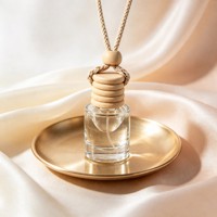 Diffuseur de parfum pour voiture Astree, lot de 2, à suspendre, parfum longue durée, sans électricité, flacon en verre, rafraîchisseur d'air