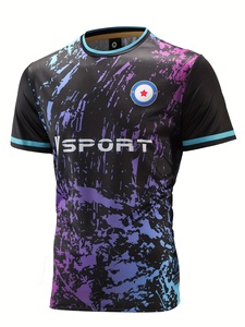 Maillot d'entraînement de basketball unisexe à manches courtes, respirant et antibactérien, imprimé Aigle Bleu, le plus vendu pour adultes - Product Image 2