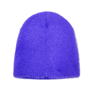 Gorros de punto de invierno Unisex, gorros suaves y cálidos con puños, gorros de punto acrílico grueso, gorros para deportes al aire libre - Product Image 3