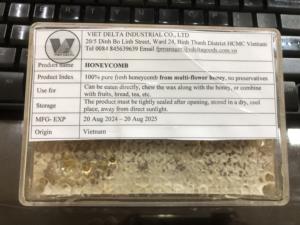 Peine de miel natural 17,6 onzas (500g), corte cuadrado fresco y sabroso al mejor precio para venta al por mayor - Product Image 2