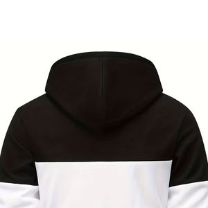 เสื้อฮู้ดผู้ชาย ผ้าฝ้าย 100% เนื้อนุ่ม ถักอย่างดี มีซับในหนา มีกระเป๋า - Product Image 4