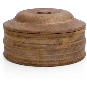 Affordable Designer Stainless Steel and Wooden Material Handmade Food Warmer Casserole Dish Top Seller Standard New Look Hot <b>Pot</b> - Product Image 1