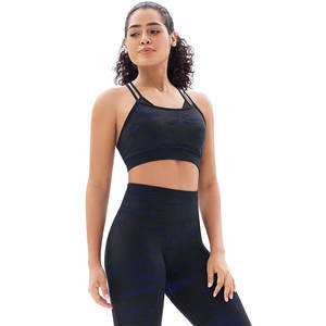 Conjunto de Yoga Personalizado para Mujer, Moderno y de Gran Venta, con Logotipo Frontal, 2 Piezas, Transpirable, Ecológico, Ropa Deportiva de Marca Privada - Product Image 6