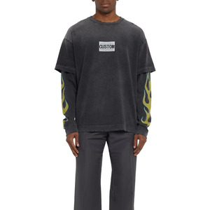 เสื้อแขนยาวสำหรับผู้ชายแบบลำลองซักได้สองชั้น - Product Image 4