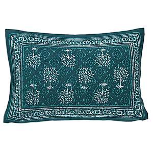 Juego de Sábanas 100% Algodón Verde Mar con Motivos Étnicos y Funda de Almohada (BSB1107) - Product Image 2
