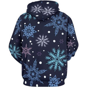 Sweats à capuche épais 100% coton pour hommes sur mesure en vrac surdimensionné pour la saison d'hiver - Product Image 6