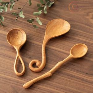 Smooth Finish <b>Wooden</b> <b>Cutlery</b> Set Reusable Durable Utensils for Long Lasting Use - Product Image 2