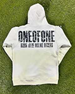 Custom Logo High Quality Heavyweight Boxy Zip Hoodie <b>Thick</b> Pullover Sweatshirt with Embroidery 100% Cotton Factory Direct - Product Image 5