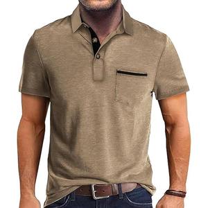 Polo de golf liso de poliéster 100% para hombre al por mayor, camisetas baratas hechas por Dress Sports - Product Image 1