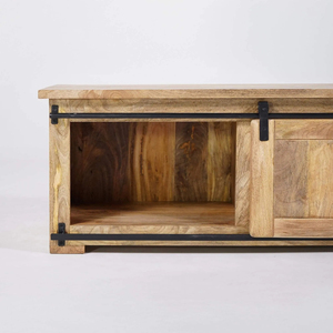 Solid Mango Handmade <b>Furniture</b> Mango Wood Storage Cabinet in Indian Rustic Style Factory Sideboard for Kitchen Use - Product Image 3