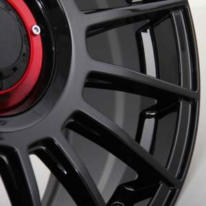 Ruedas 5X112, llantas de 17 pulgadas, 8J, 5 agujeros, aleación negra brillante, cubos de ruedas de coche de carreras para <span class=keywords><strong>MINI</strong></span> <span class=keywords><strong>Cooper</strong></span> S Jcw F56 R56 Clubman - Product Image 5