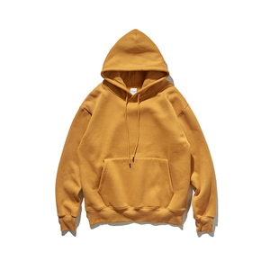 Custom Cotton Fleece Hoodie Men Plus Size 2XL Winter Breathable Oversized <b>Pullover</b> Unisex Hooded Sweatshirt - Product Image 1