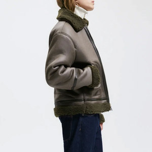 แจ็กเก็ตหนังเทียมขนเฟอร์ดีไซน์อินเทรนด์สินค้ามาใหม่ - Product Image 6