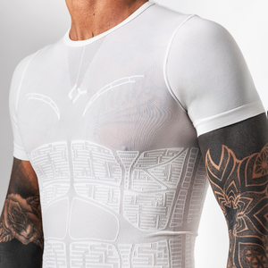 Camiseta interior de manga corta OXY-GEN blanca talla L/XL (50-54) - Product Image 5