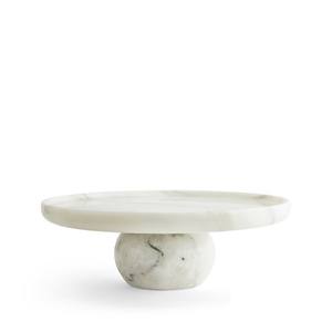 Base en bois pierre décoration maison cadeau rond nourriture gâteau au chocolat Dissert marbre plateau de service à plusieurs niveaux base en pierre noire - Product Image 6