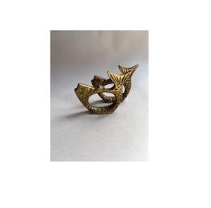 Servilletero de latón antiguo para Decoración de mesa, anillo de servilleta de latón de pescado, uso de fabricante y exportador de alta calidad - Product Image 1