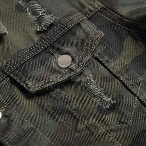 Chaqueta de mezclilla informal para hombre, hecha en Pakistán, de corte relajado, material duradero y estilo urbano moderno, chaqueta de invierno. - Product Image 4