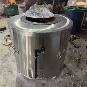 Heavy-Duty Commercial <b>Gas</b> Tandoor Durable Round Stainless Steel with Fast Heating Burner for Restaurants and Catering - Product Image 1