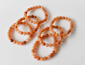Wholesale Premium Healing <b>Red</b> Color <b>Red</b> Aventurine Polished 8mm Round Beaded <b>Bracelet</b> for Meditation Jewelry - Product Image 1