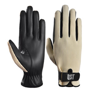 Best Quality Leather Horse Riding <b>Gloves</b> Personalized Design Perfectly Breathable Custom Private Logo for Summer Riding - Product Image 5