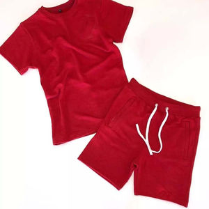 2024 Wholesale Custom Summer New Arrival Polyester Jogging Sportswear Gym Tracksuit and <b>Short</b> 2 Piece <b>Shorts</b> <b>Men</b> T Shirt Set - Product Image 1