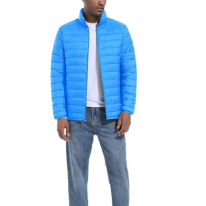 Veste d'hiver matelassée pour homme OEM personnalisée, imperméable, épaisse et chaude, manteau à bulles, vente en gros, logo personnalisé, vêtement d'extérieur lourd - Product Image 4