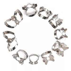 Abrazaderas de dique de goma endodóntica Dental, instrumentos quirúrgicos de acero inoxidable, herramientas de dentista, juego de abrazaderas dentales restauradoras - Product Image 2