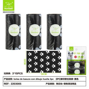 Bolsas de Basura para Desechos de Perros con Diseño de Hueso, Solución Premium para la Eliminación de Desechos de Mascotas - Product Image 2