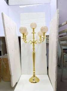 Candelabro de 5 Brazos para Decoración del Hogar, Navidad, Pascua, Bodas, Cumpleaños, Portavelas de Mesa - Product Image 3