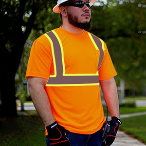 เสื้อเซฟตี้แขนสั้นสำหรับผู้ชายเสื้อเซฟตี้สะท้อนแสงมองเห็นได้ดีสำหรับฤดูหนาว - Product Image 5