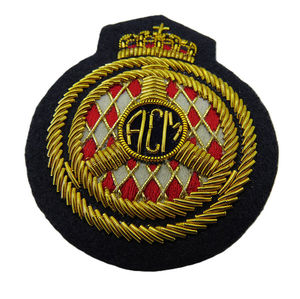 Parches de Fieltro Tejido de Lujo con Hilo Metálico, Personalizables en Tamaño y Forma, para Prendas de Moda, Blazer, Insignias de Tela de Alta Calidad - Product Image 1