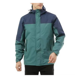 Chaqueta de lluvia impermeable ligera para exteriores cortavientos abrigo transpirable chaqueta de viaje de moda hombres senderismo impermeable prendas de vestir exteriores - Product Image 1