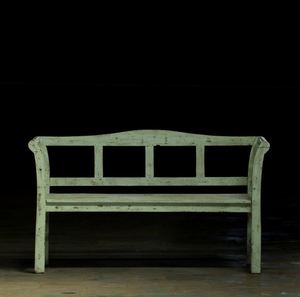 Banc d'accoudoir de patio de jardin en bois vert pour la maison hôtel jardin extérieur parc sièges banc de patio mobilier extérieur et intérieur - Product Image 4