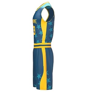 100% Polyester nouveauté ensemble de basket-ball pour adultes du Pakistan Offre Spéciale Laker Jersey été, short de basket-ball - Product Image 5