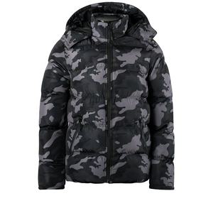 Veste en duvet de luxe de haute qualité fabrication ODM OEM vente en gros hiver extérieure imperméable pour hommes couleur unie avec fermeture éclair - Product Image 2