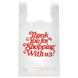 Diseño de bolsa de transporte Bolsas de embalaje de compras de alta resistencia Proveedor LDPE Plástico OEM Logotipo personalizado Embalaje de superficie industrial - Product Image 4